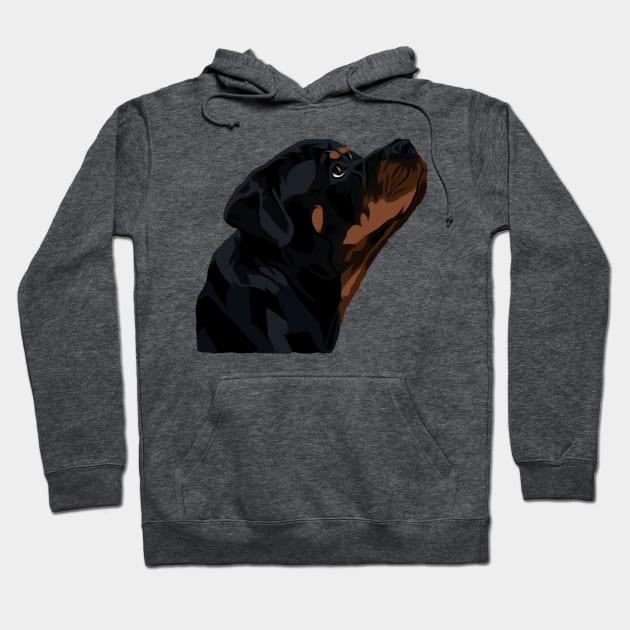 Rottweiler my best friend Hoodie by Freedomink